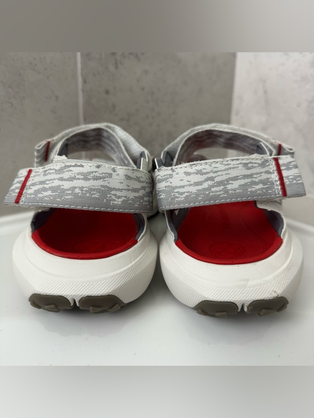 Timberland White and Red Men's Sport Sandals Size 10 Men - Picture 12 of 16